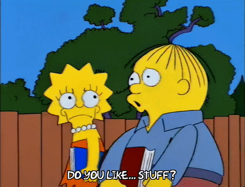 gif of Ralph talking to Lisa Simpson
