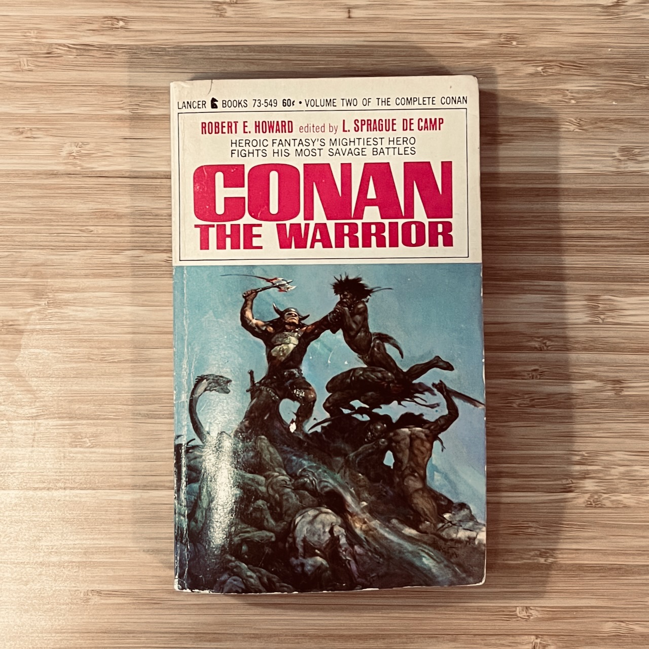 A 1968 copy of Conan the Warrior